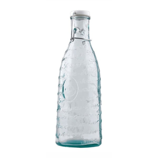 Lahev z recyklovaného skla na šťávu Ego Dekor Mediterraneo, 1000 ml