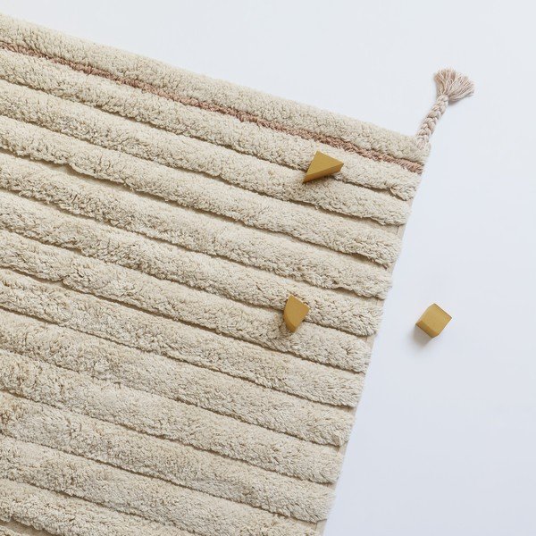 Kreemikas-helepruun pestav vaip 100x150 cm Dalia - Nattiot-image-3