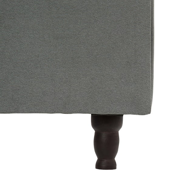 Světle šedá postel s černými nohami Vivonita Allon, 180 x 200 cm-image-2