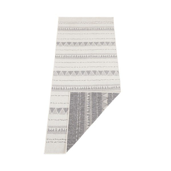 Hall ja kreemikas õuevaip , 80 x 350 cm Bahamas - NORTHRUGS-image-2