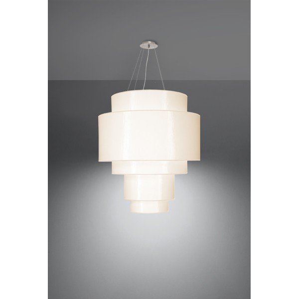 Valge rippvalgusti ø 80 cm Elber - Sollux-image-2