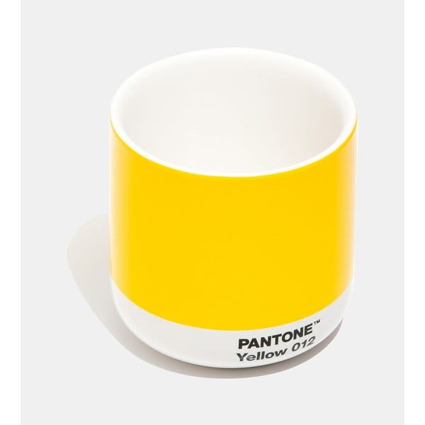 Kollane keraamiline kruus 175 ml Cortado Yellow 012 - Pantone