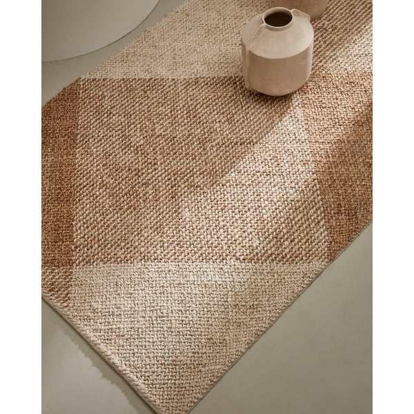 Beež-kreem džuudist vaip 160x230 cm Maelan - Kave Home-image-2