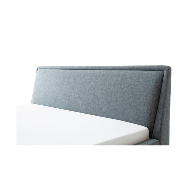 Rohelise/sinise polsterdusega kaheinimesevoodi 180x200 cm Frieda - Meise Möbel-image-3