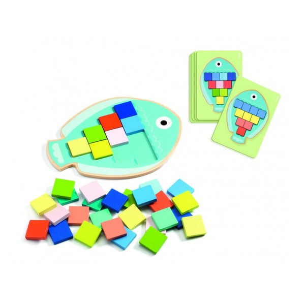 Dětská hra mozaika Djeco Ryba