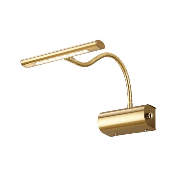 Painduva struktuuriga/hämardatav messingist värvi LED-seinavalgusti Curtis - Trio