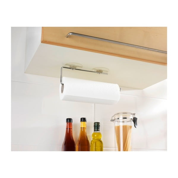 Hõbedane majapidamispaberi hoidja isekleepuv roostevaba teras – Wenko-image-2