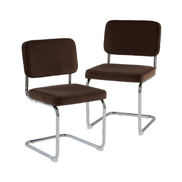 Pruunist metallist kiiktoolid komplektis 2 tk Hjo - Jotex