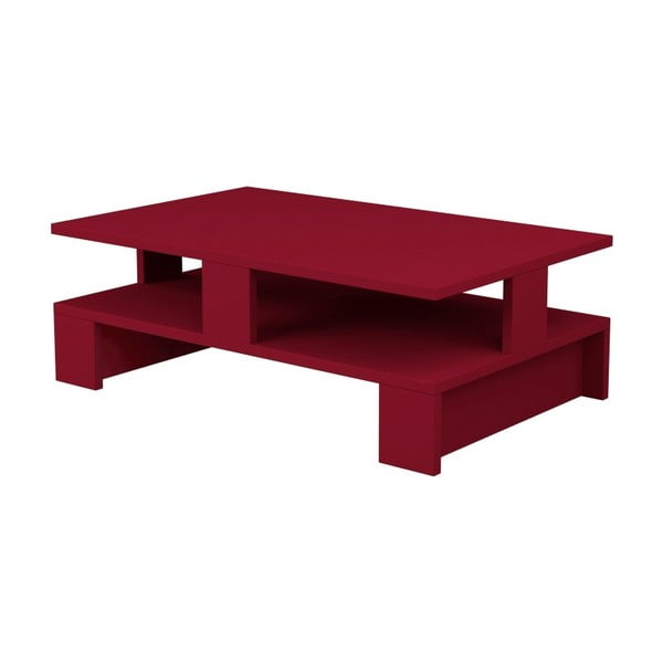 Červený konferenční stolek Homitis Waren