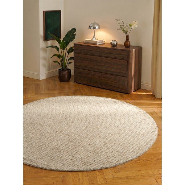 Villane ümmargune vaip naturaalses värvitoonis ø 160 cm Eloise - Hanse Home-image-4