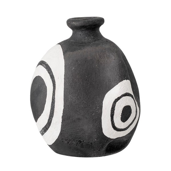 Must dekoratiivne terrakota vaas , kõrgus 14 cm Mika - Bloomingville-image-2