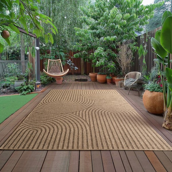 Pruun sise- ja välisvaip 160x230 cm Timber 1401 - Ayyildiz Carpets-image-1