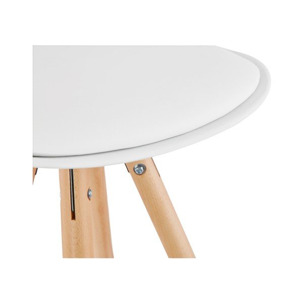 Valge baaritooli, istme kõrgus 74 cm Anau - Kokoon-image-2