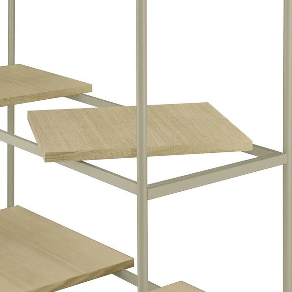 Naturaalses värvitoonis tammepuust riiul 105x170x40 cm Sukoya - Blomus-image-4