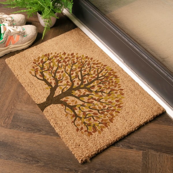Kookoskiududest uksematt 40x60 cm Autumnal Tree of Life - Artsy Doormats-image-1