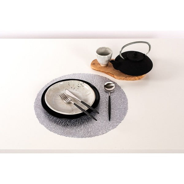 Hõbedane taldrikutaldrik , ⌀ 38 cm - Tiseco Home Studio-image-2