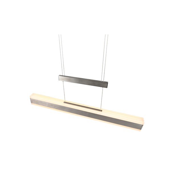 Matt-hõbedane LED-rippvalgusti metallist varjuga Arcola - Trio-image-4