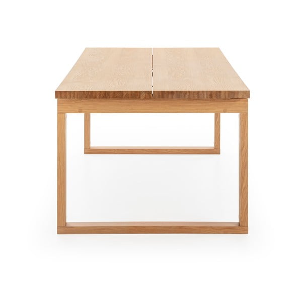 Tammespoonist pinnaga söögilaud 100x220 cm Rina - Marckeric-image-2