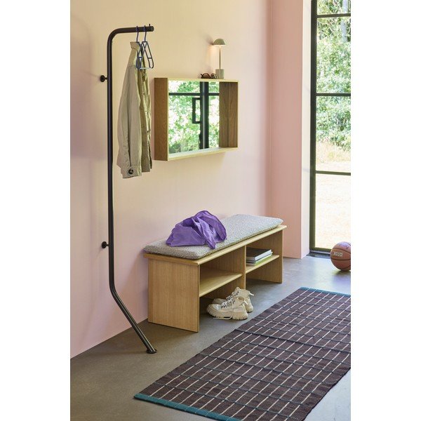 Pruun metallist riidepuuraam 36x182 cm Bend - Hübsch-image-1