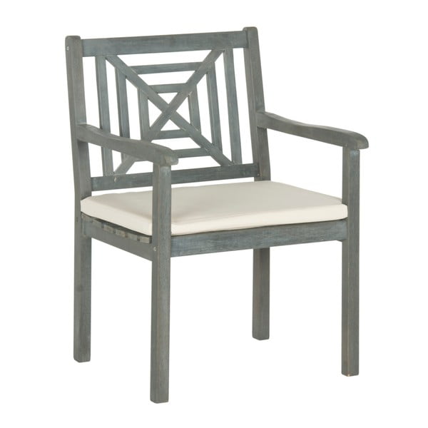 Šedý set zahradního stolu a židlí z akátového dřeva Safavieh Riva-image-2