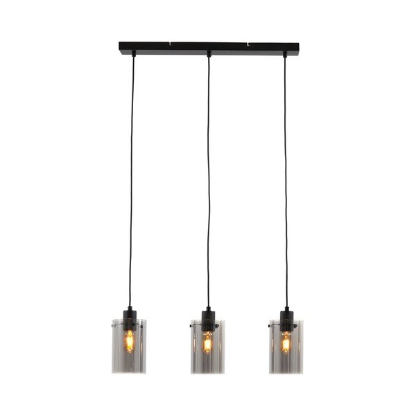 Must laevalgusti klaasist lambivarjundiga 65x12 cm Vancouver - Light & Living