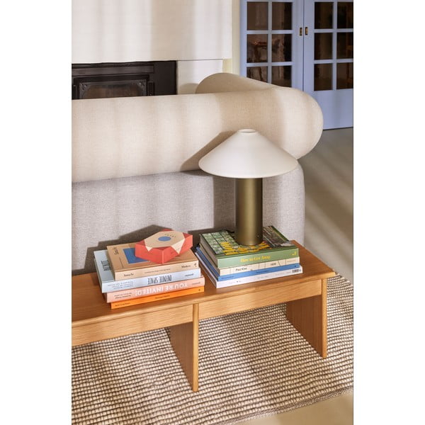 Tumeroheline lauavalgusti klaasist varjuga (kõrgus 40 cm) Orbit - Hübsch-image-1