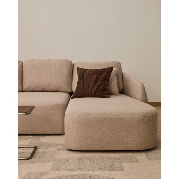 Beež šenillist nurgadiivanvoodi (vasak nurk) Laira - Kave Home-image-4
