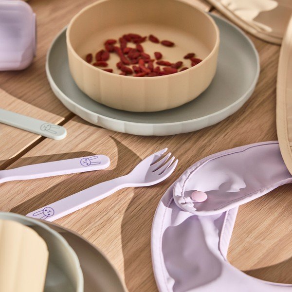 Plastikust laste õhtusöögikomplekt 3 osa Pullo - OYOY Mini-image-1