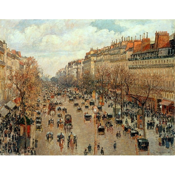 Reproduktsioon maal 90x70 cm Camille Pissarro - Boulevard Montmartre - Fedkolor