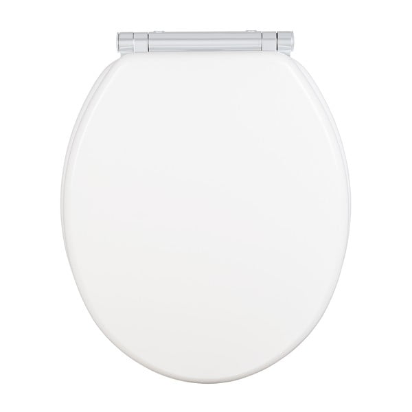 Valge WC-iste automaatse sulgemisega 37 x 43 cm Morra - Wenko