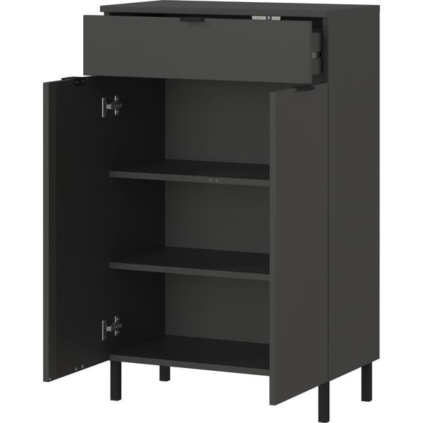 Antratsiitne kõrge vannitoakapp 60x97 cm Arcena - Germania-image-3