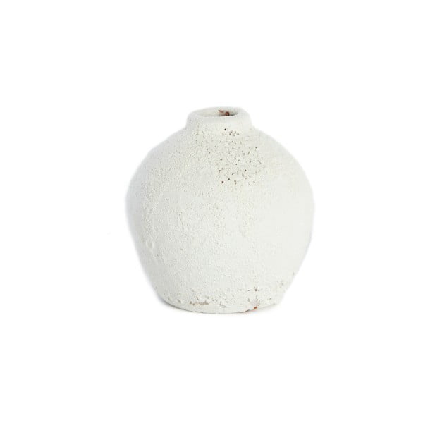 Bílá keramická váza Simla Heritage, výška 11 cm