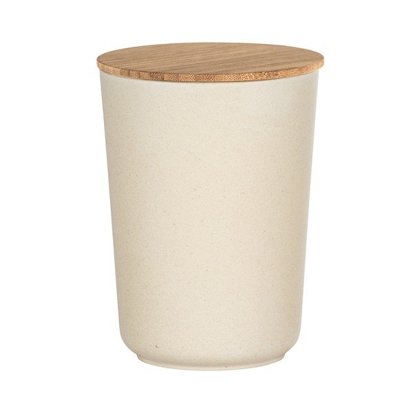 Bambusest kaanega beež hoiukarp , 700 ml Bondy - Wenko-image-2