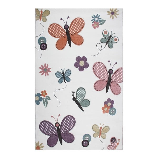Dětský koberec Eco Rugs Butterfly, 160 x 230 cm