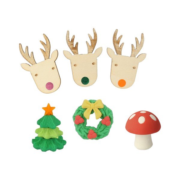 Jõulukrakerid 6tk komplektis Reindeers in Jumpers - Meri Meri-image-2