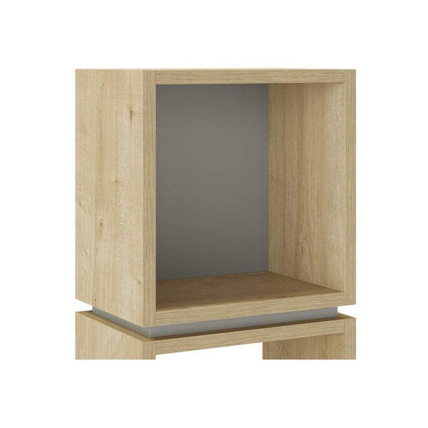 Roheline-tammedekooriga raamaturiiul 32x133 cm Lofty - Marckeric-image-3