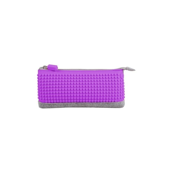 Pixelový penál, grey/purple