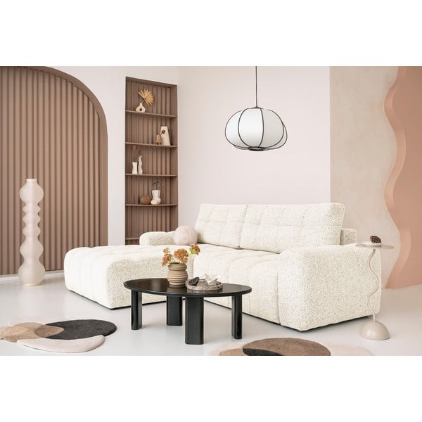 Kreem modulaarne nurgadiivanvoodi koos panipaigaga (vasak nurk) Lulu – Miuform-image-1