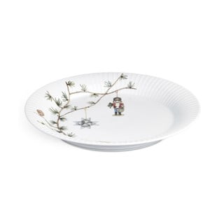 Valge portselanist taldrik jõulumotiiviga ø 27 cm Hammershøi Christmas – Kähler Design