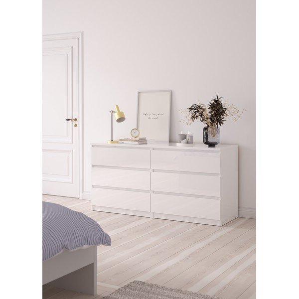 Valge kummut 154x76x50 cm Naia - Tvilum-image-1