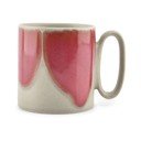 Roosa/hall kivikeraamiline kruus 390 ml Paint - Salt&Pepper