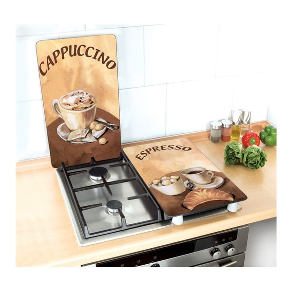 Klaasist pliidikatte komplekt 2 tk Coffee - Wenko-image-1