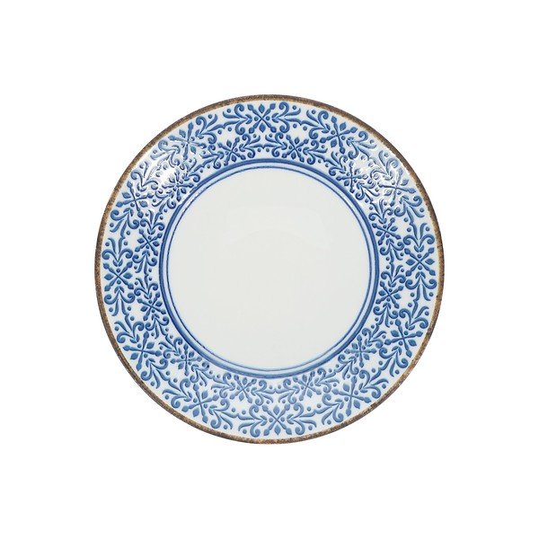 Valge/sinine portselanist kauss ø 25,5 cm Azul - BonBistro-image-4