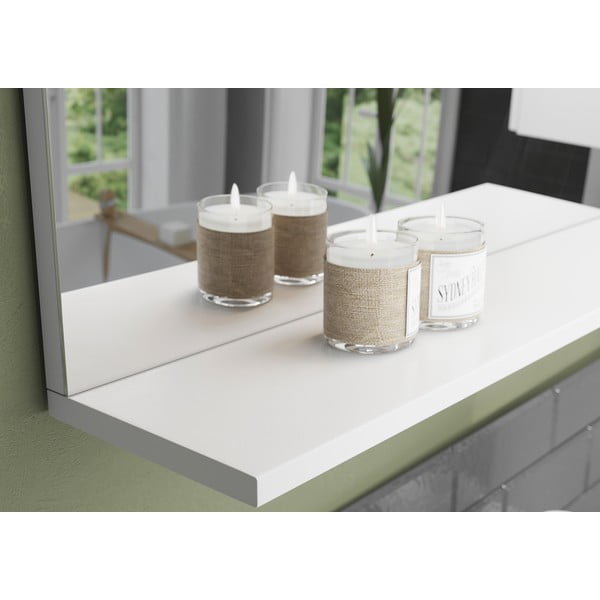 Seinapeegel koos valgusti ja riiuliga 76x75 cm - Germania-image-1