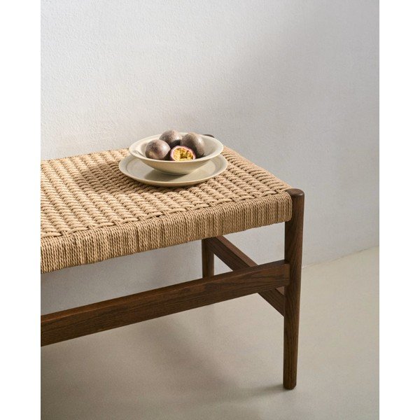 Pruun-puiduvärvi pink Zaide - Kave Home-image-2