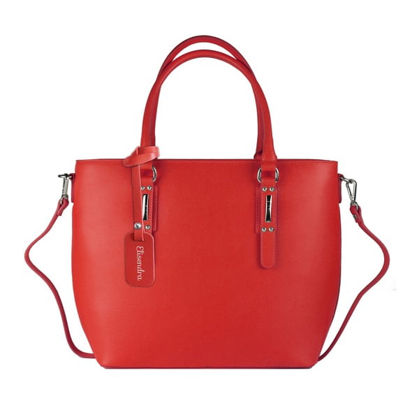 Červená kožená kabelka Maison Bag Dalia