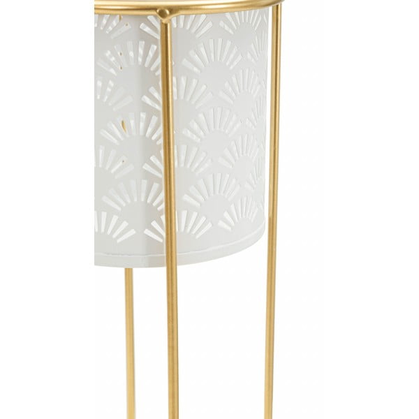 Metallist lillealused 2 tk komplektis ø 17 cm (kõrgus 46 cm) Whity - Mauro Ferretti-image-3