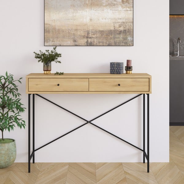 Konsoollaud tammedekooriga  35x110 cm Titan - Marckeric-image-1