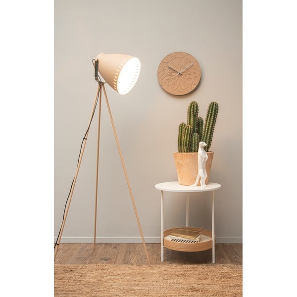 Hõbedaste detailidega liivapruun põrandalamp Mingle - Leitmotiv-image-1