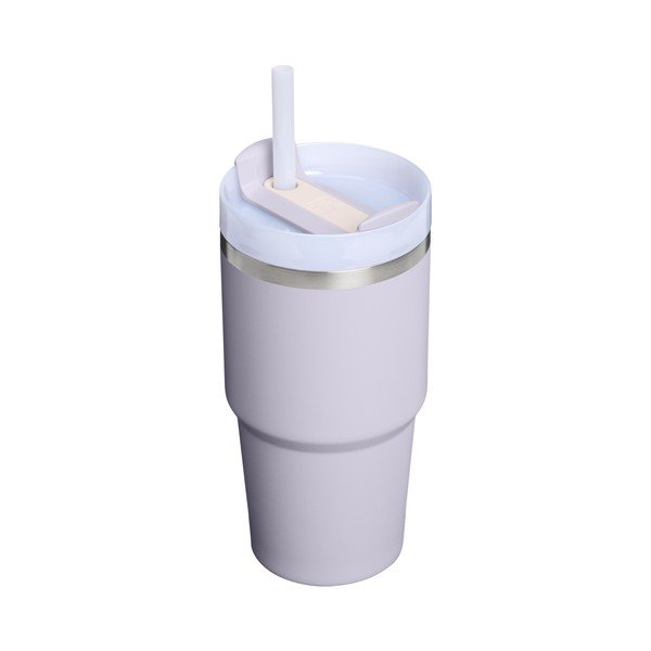 Lavendlivärvi roostevabast terasest termospudel koos kõrrega 600 ml Quencher H2.O FlowState™ Tumbler Purple Dust - Stanley-image-2